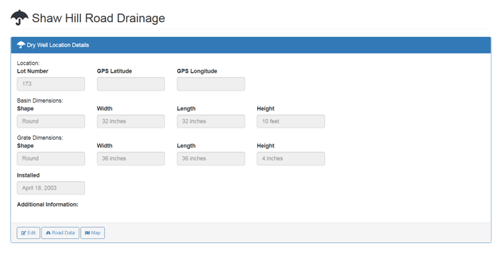 Drain Details